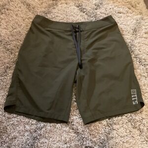 5.11 Tactical Mens Board Shorts Size 36 Ranger Green Olive Swim Trunks